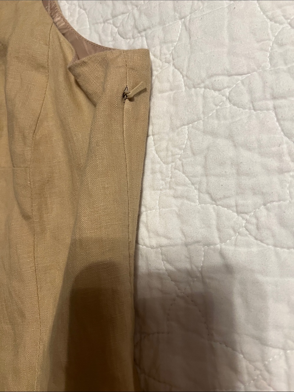 Merona Linen Shell khaki XL - Picture 4 of 4